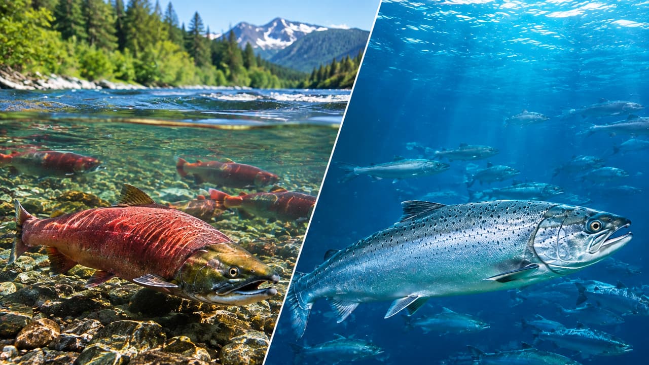 Why do salmon swim thousands of miles to return home only to die ...