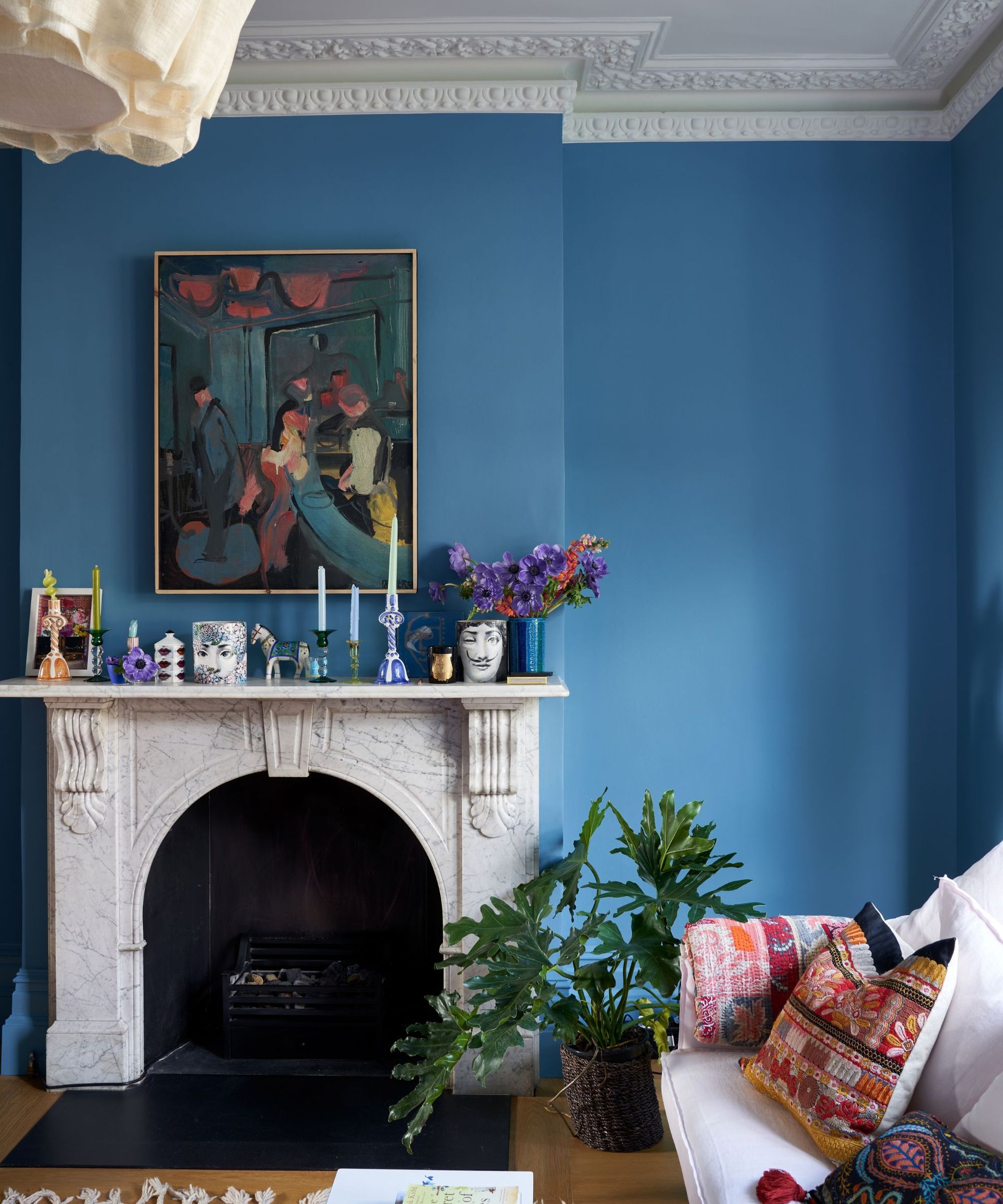 Why cornflower blue is the most elegant color trend this fall