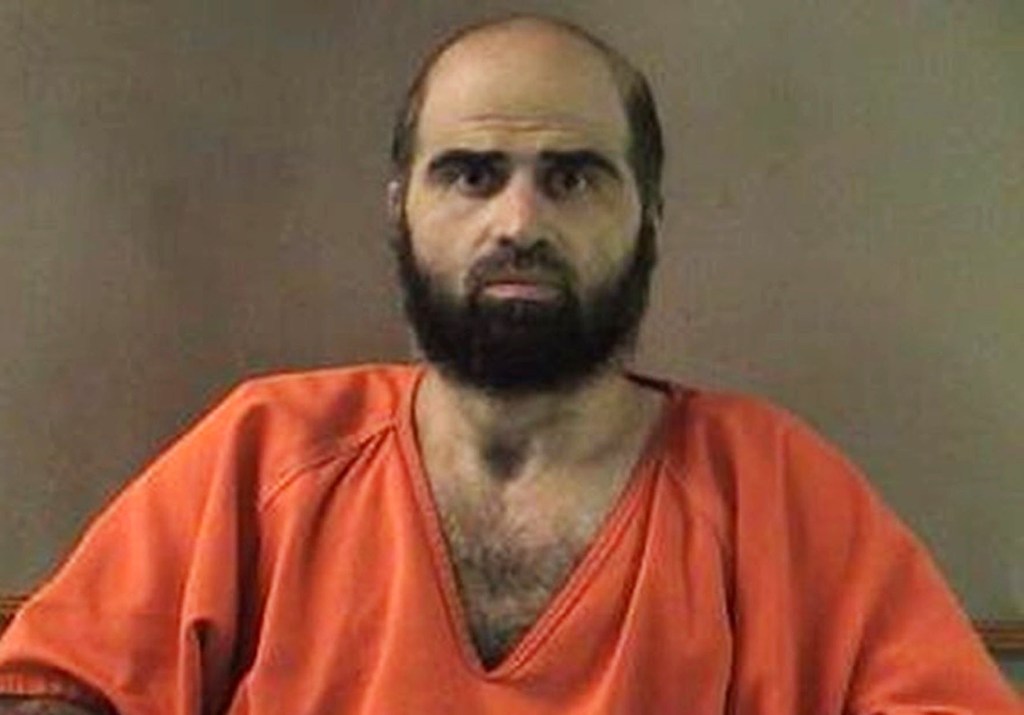 An undated photo of Nidal Hasan.