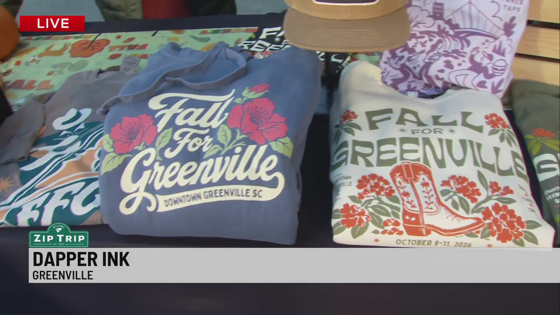 Fall for Greenville zip trip: Dapper Ink