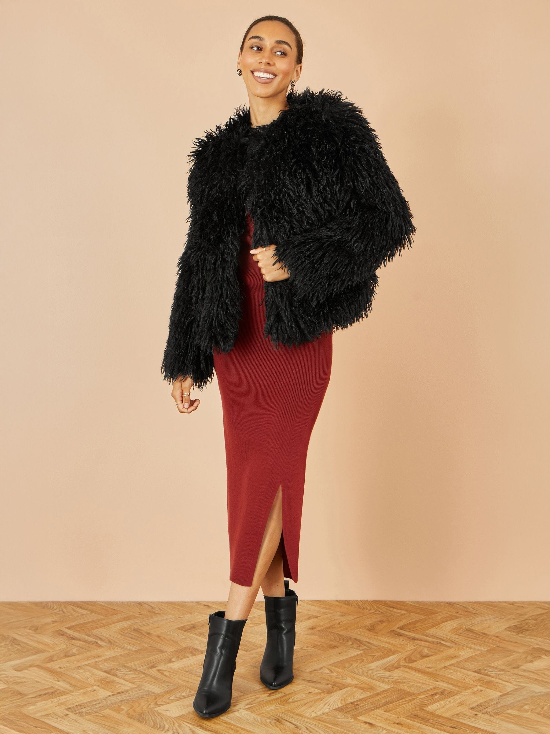 Claudia Winkleman’s Traitors faux fur jacket is winter’s cosiest layer ...