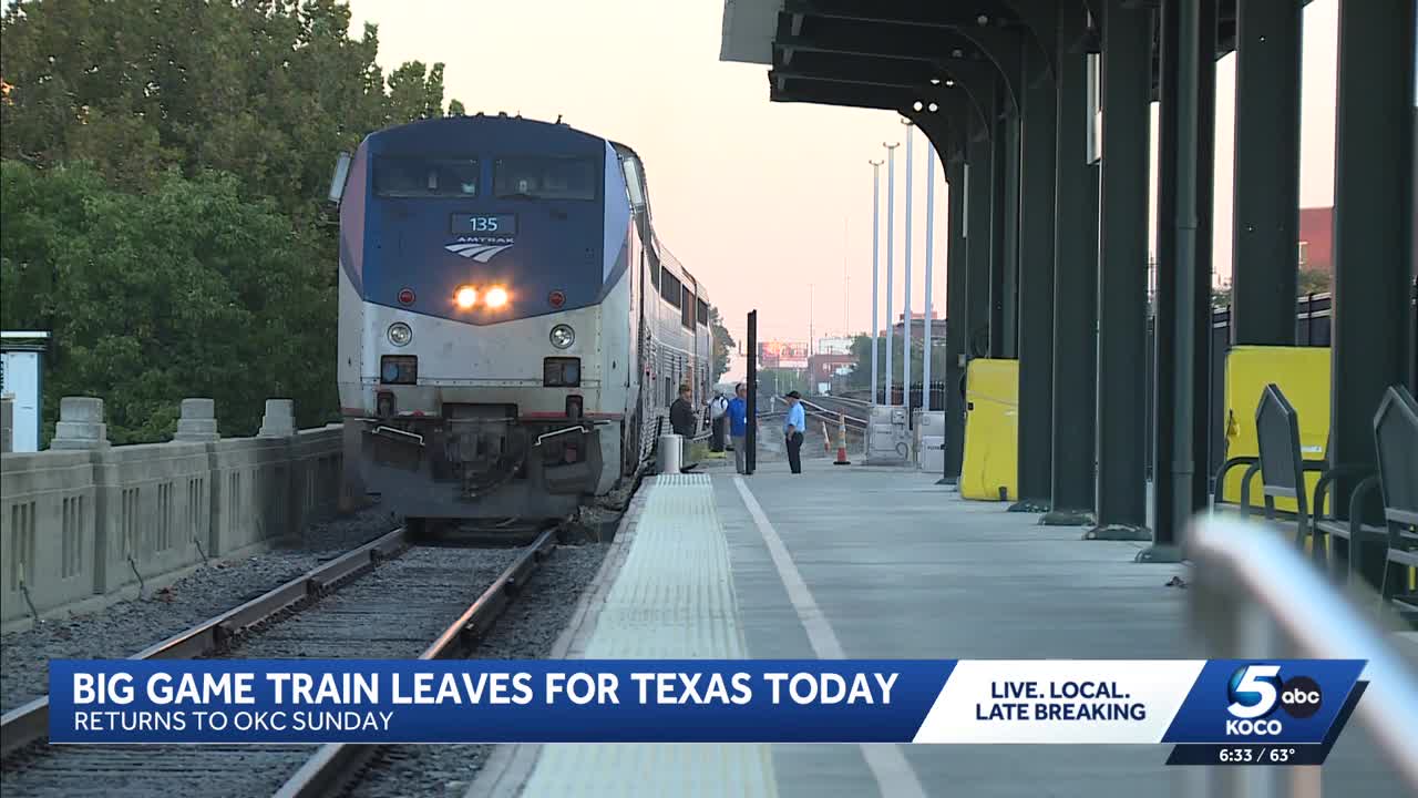 Big Game Train leaves for Texas Friday ahead of Red River Rivalry game