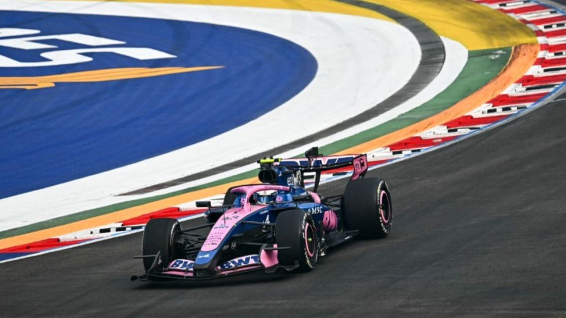 Franco Colapinto finalizó 19° la práctica del GP Singapur de F1 y ...