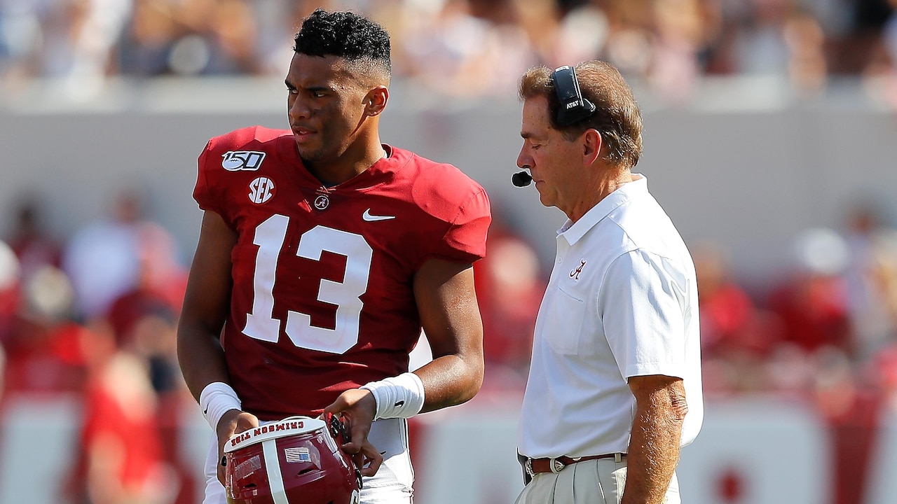 Watch never-before-seen video of Nick Saban benching Jalen Hurts for ...