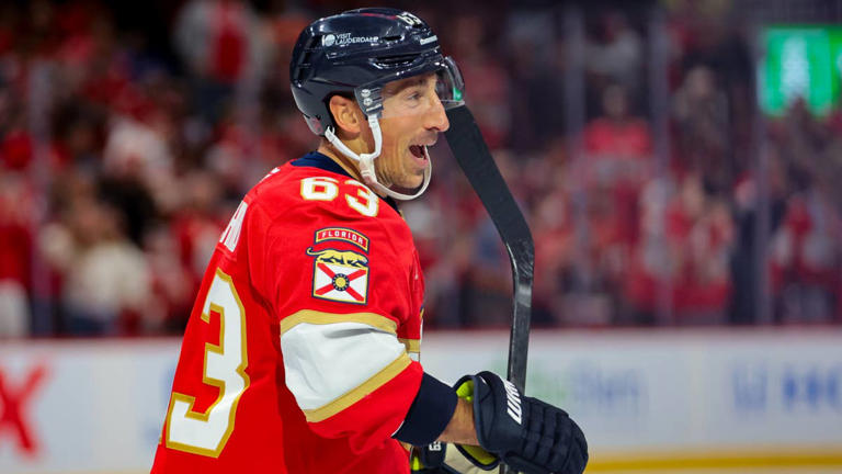Panthers learn extent of Brad Marchand's injury after early exit vs. Kings