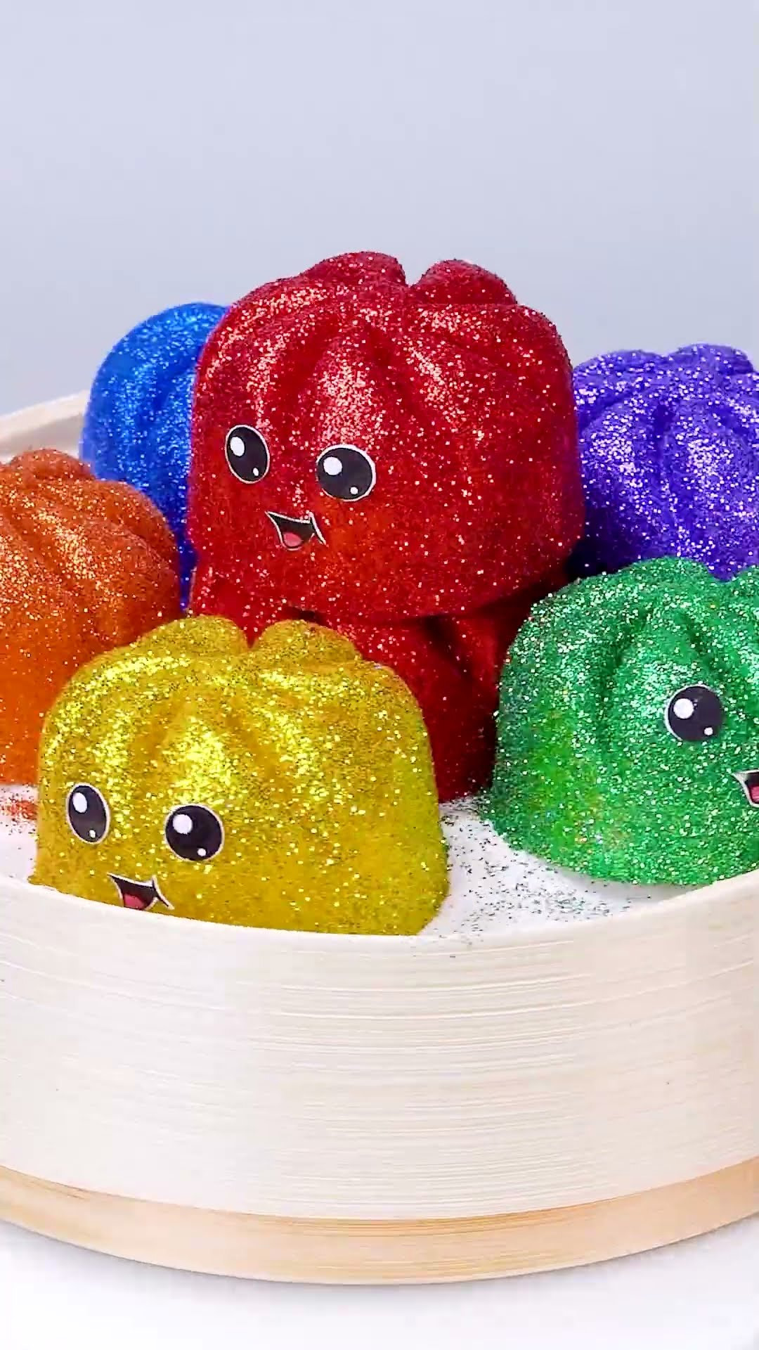 Cute dessert video featuring colorful chocolate treats
