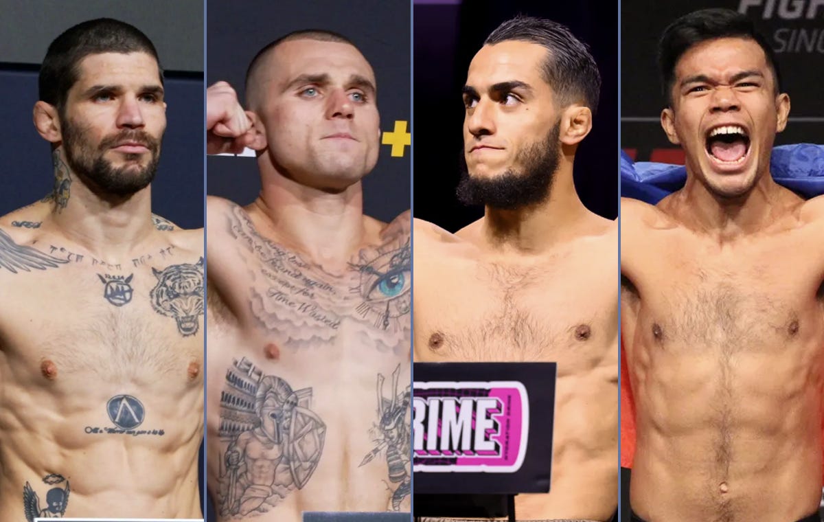 UFC veterans in MMA and bareknuckle action Oct. 9-10