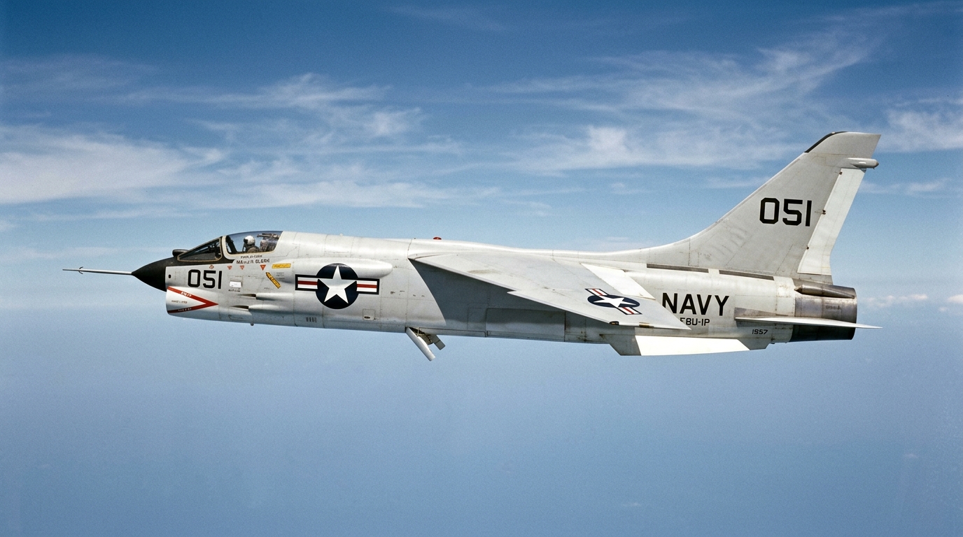 John Glenn took the F-8 Crusader on a record dash across America