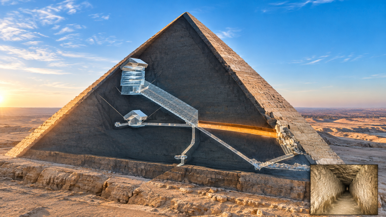 Why the Great Pyramid may have a 30-metre corridor we cannot see