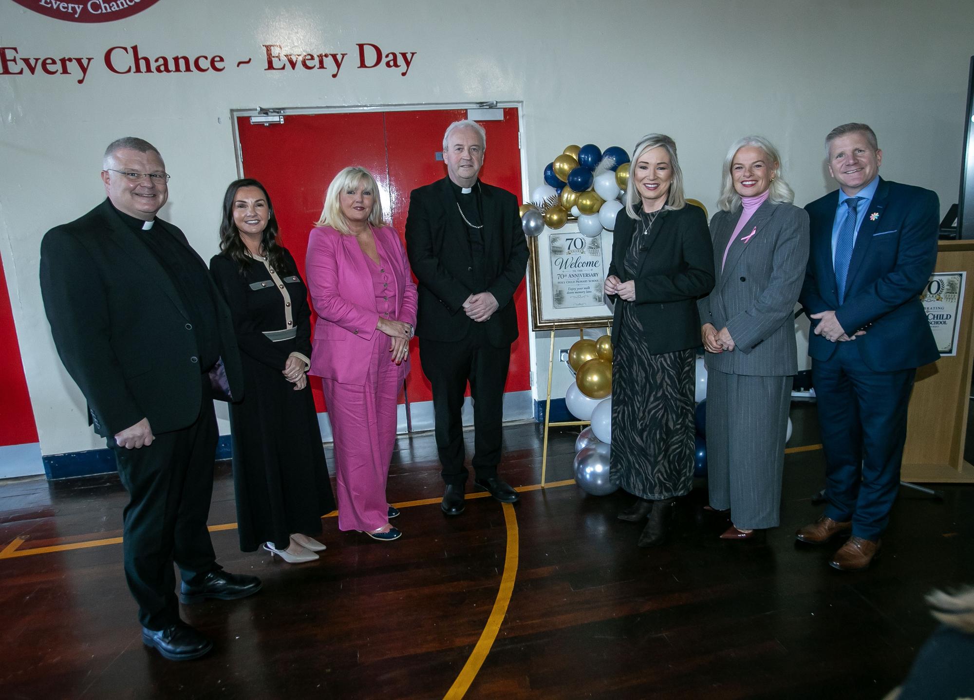 First Minister Michelle O’Neill praises Derry's Holy Child Primary ...