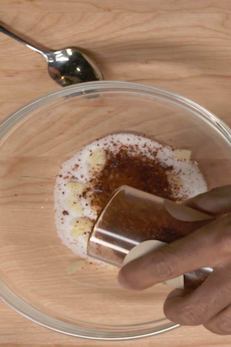 Sichuan chili oil with peppercorns and garlic