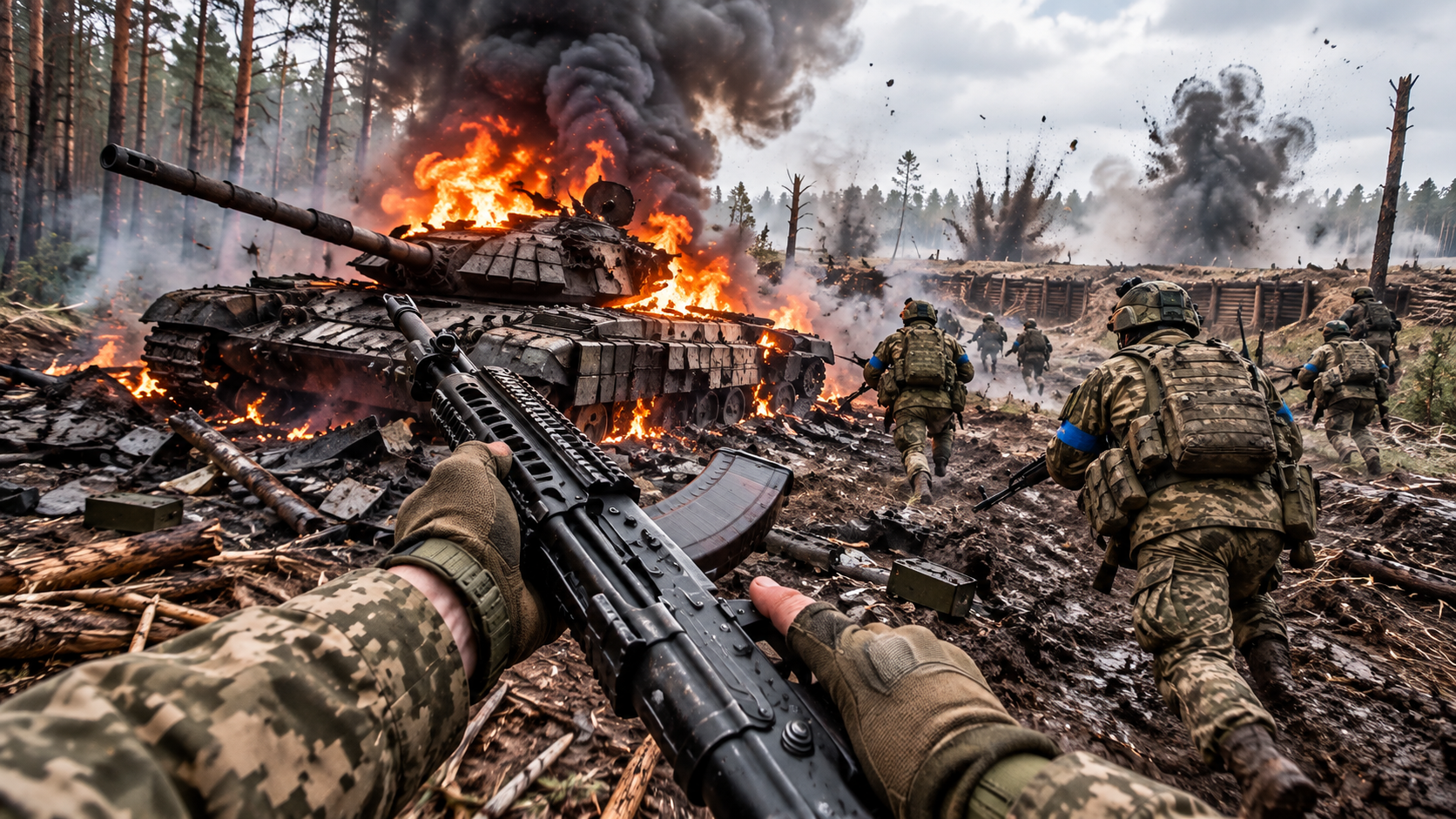 Russia hit Ukraine’s assault tank with an RPG… then Azov soldiers ...