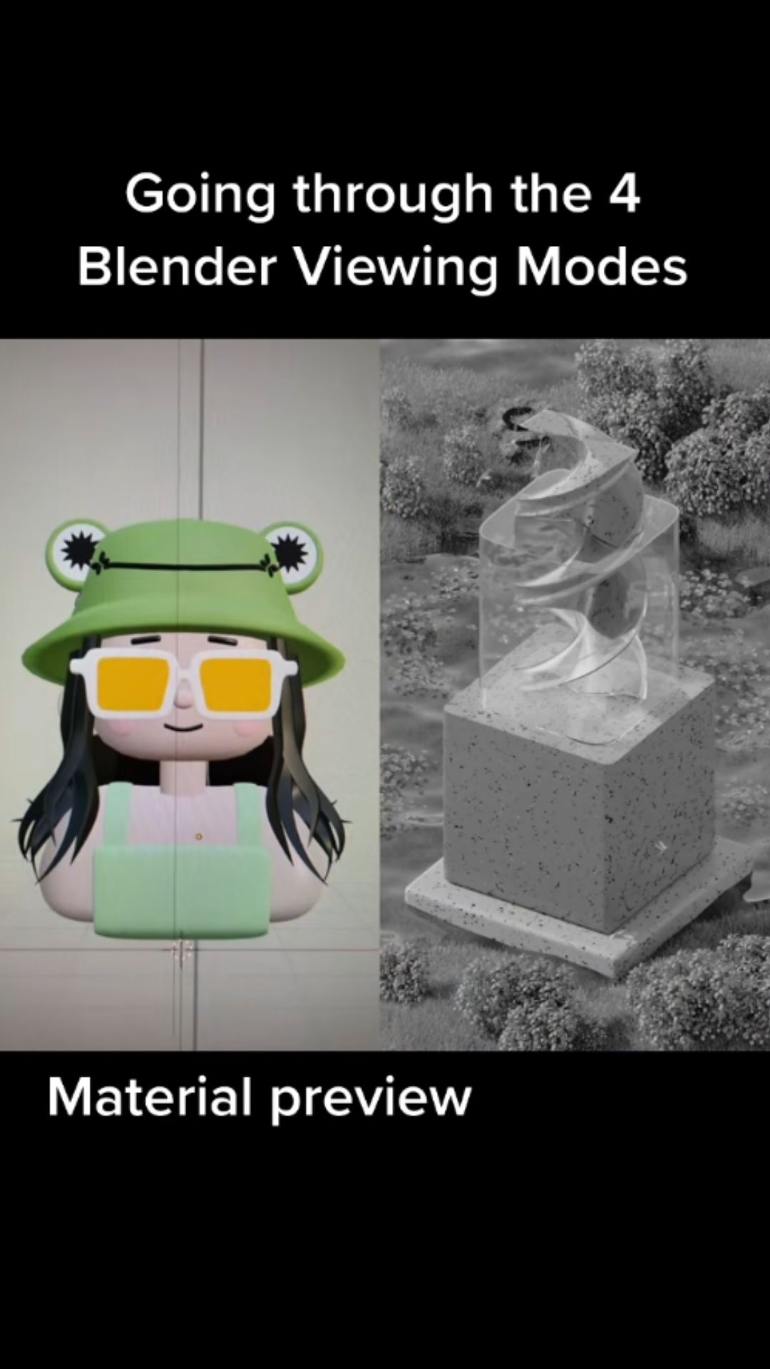 Blender's 4 viewport shading modes explained | Wireframe, Solid ...