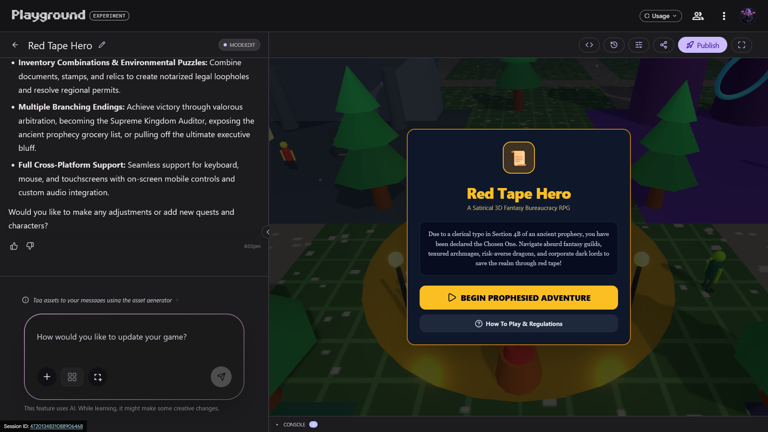 I tried Google's new AI game generator and made two games in minutes