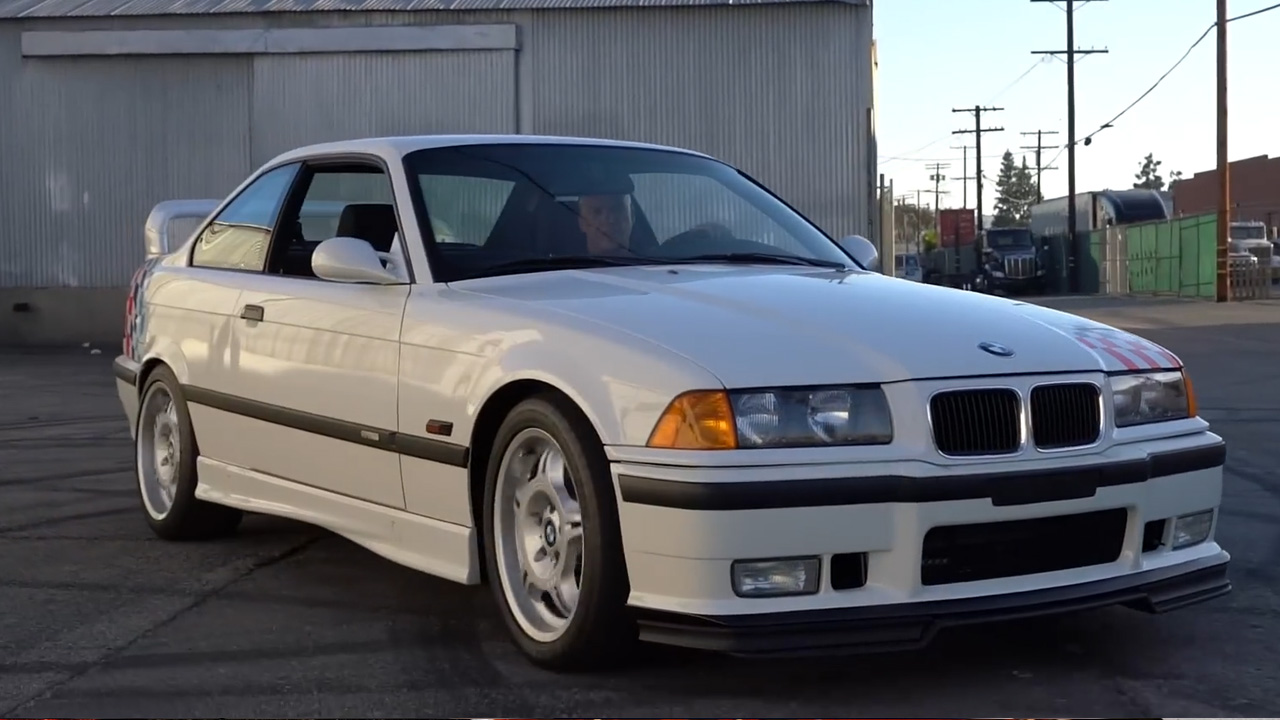 The rare BMW E36 M3 with aluminum doors and no radio