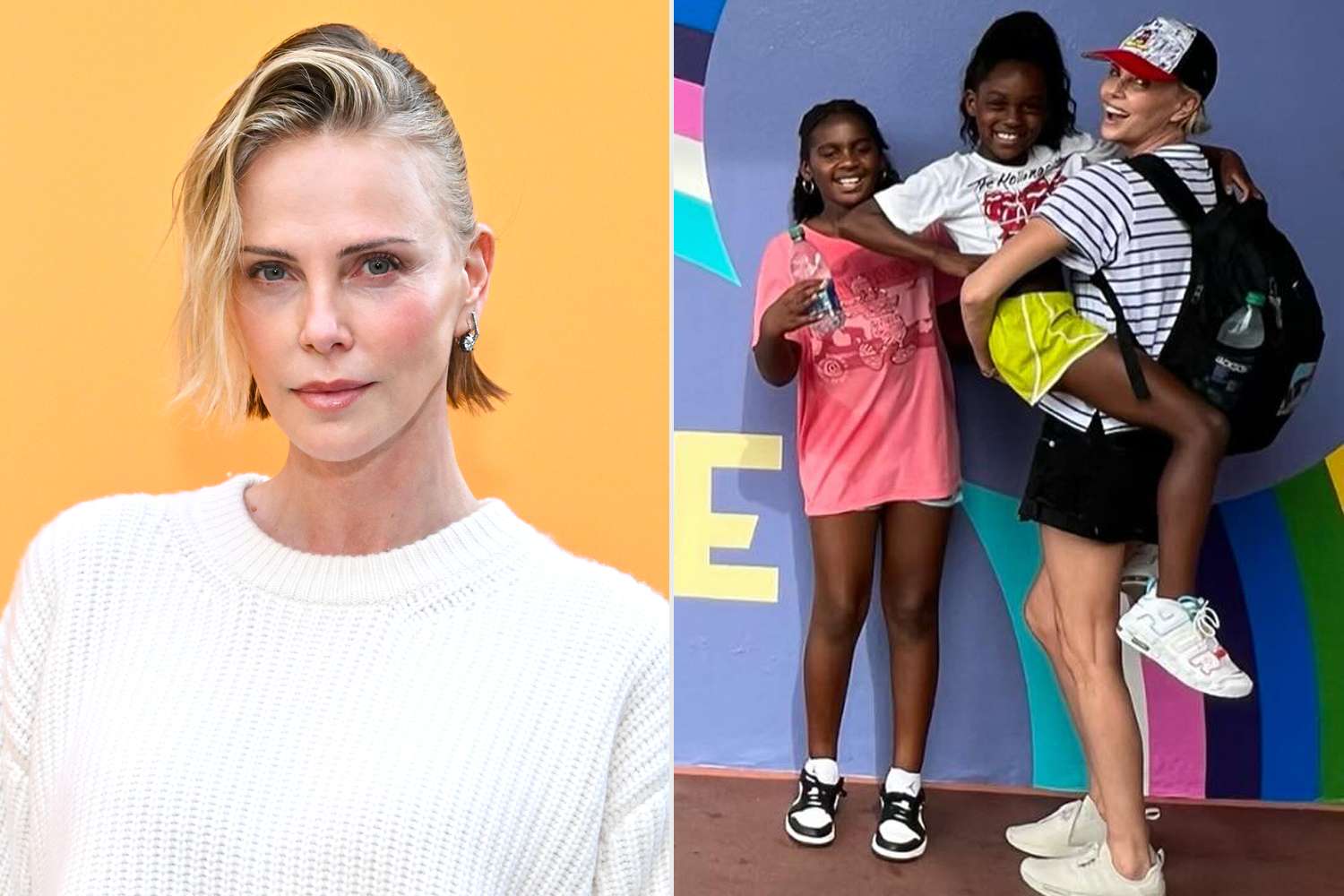Charlize Theron says she has a stockpile of clothes in her basement ...