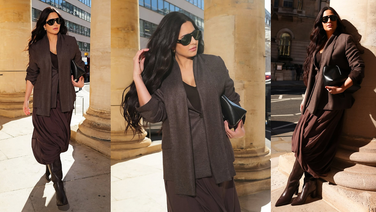 Katrina Kaif's all-coffee ensemble screams boss babe amid postpartum ...