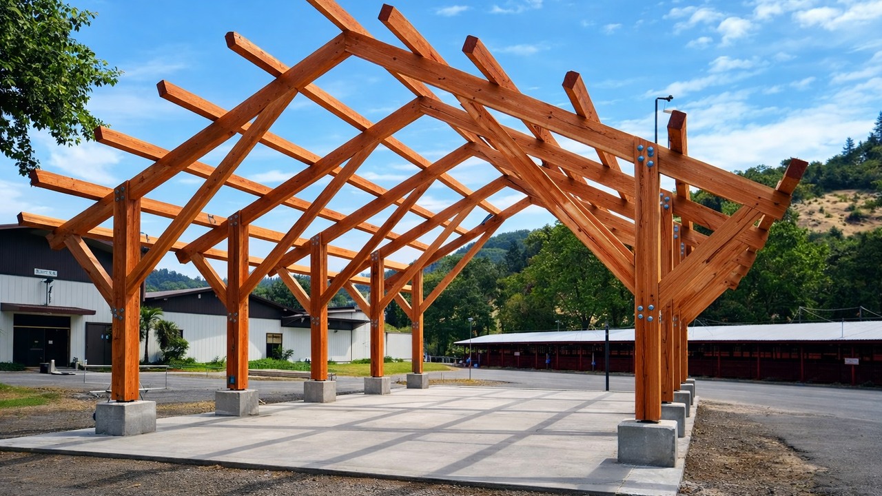 He's been timber framing for 15 years — he still says he's only ...
