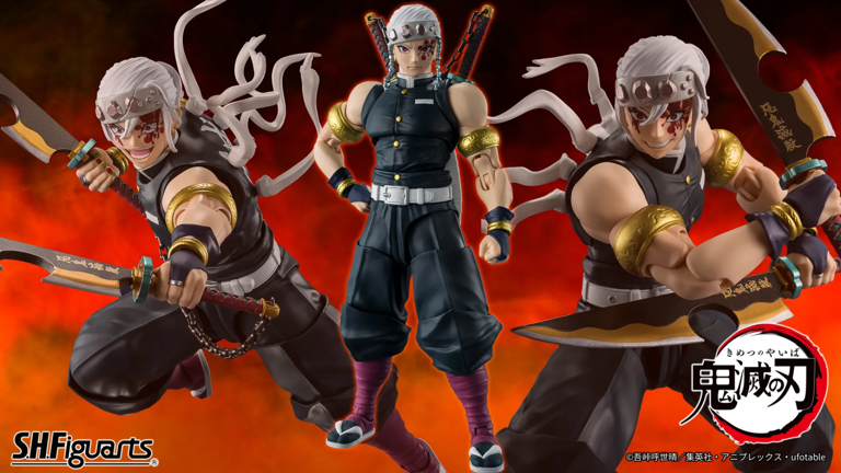 Tengen Uzui: Bandai porta il pilastro del suono nella linea SH Figuarts