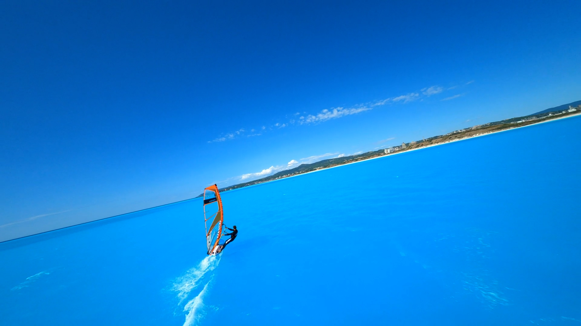 Exploring water sports through the lens of first-person view drones