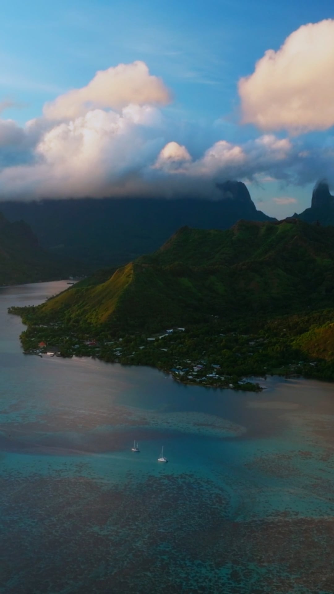 Opunohu Bay, French Polynesia: Drone Discovers Glassy Waters.
