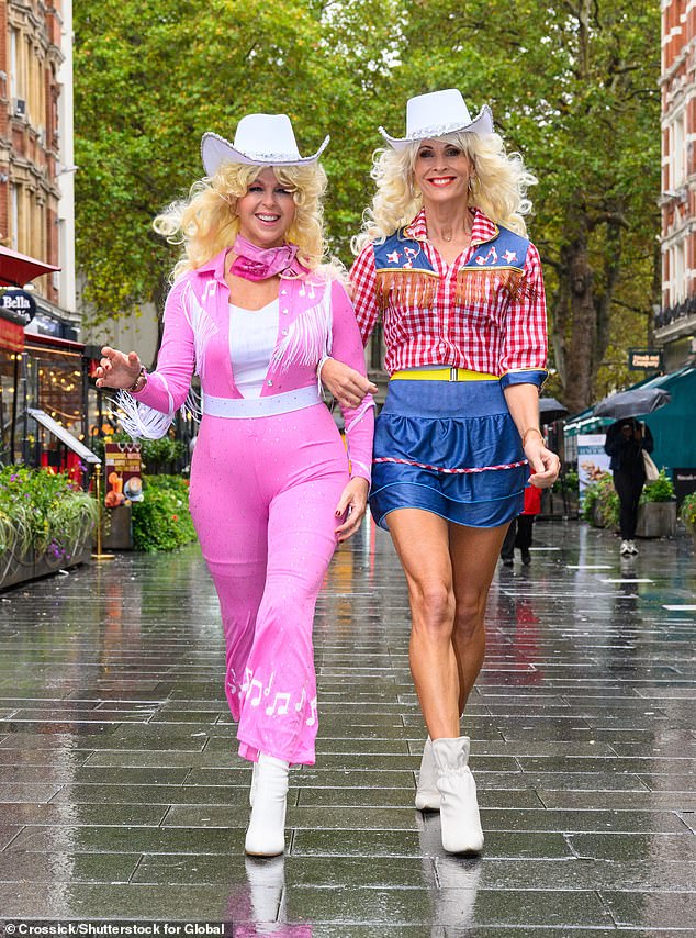 Kate Garraway and Jenni Falconer pay tribute to Dolly Parton in cowgirl ...