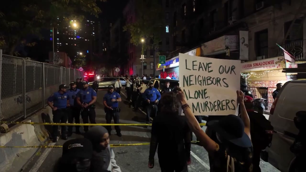 Protest after New York man shot by ICE agents with child in his car