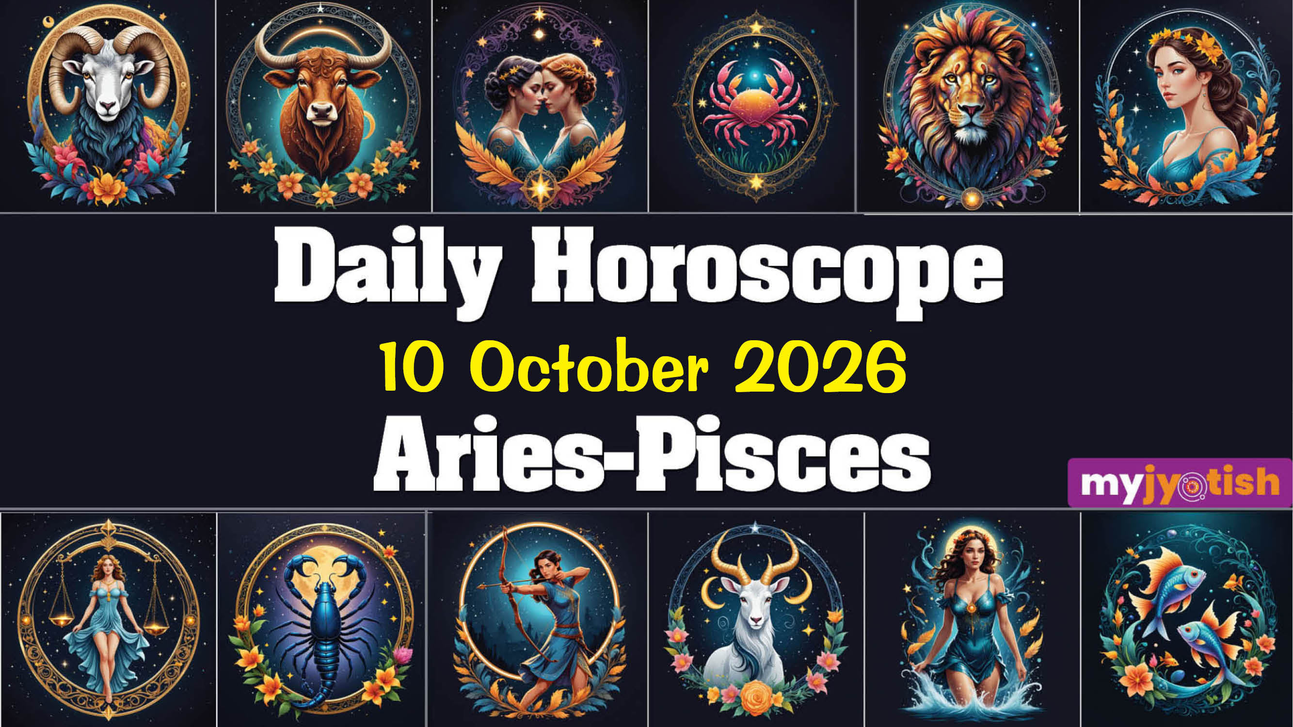 Today's horoscope, 10 October 2026: Know how the day unfolds for all ...