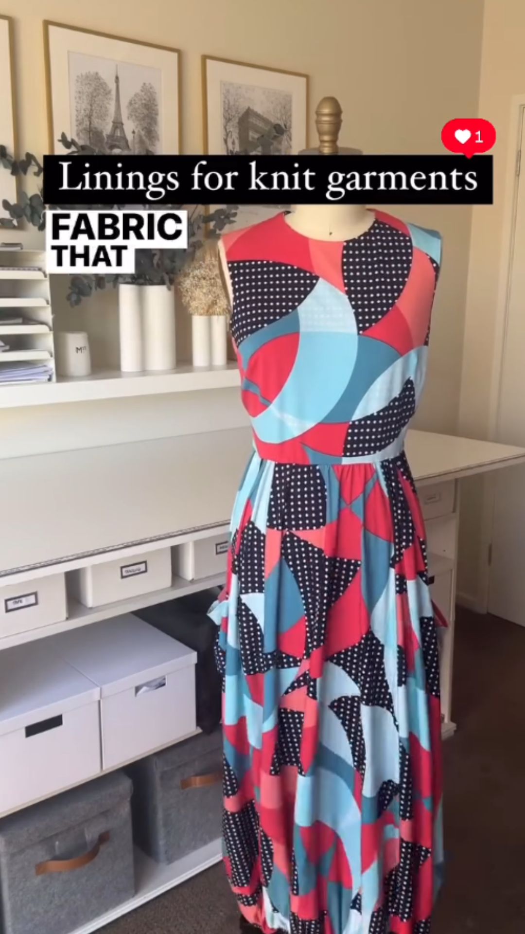 The simple self lining trick that makes sewing knits easier