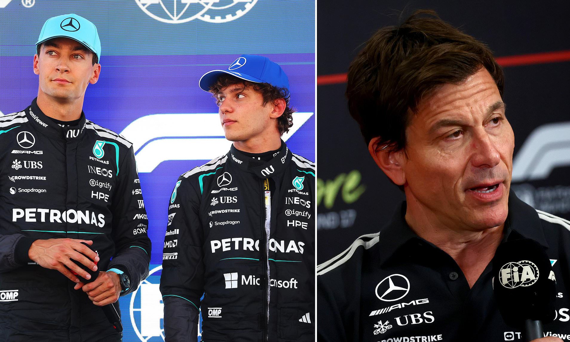 Mercedes boss Toto Wolff hits out at 'lunatics' who claim he favours ...