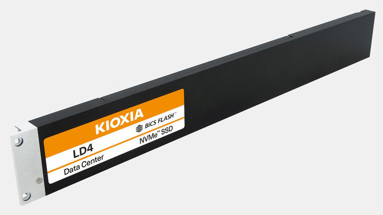 Kioxia unveils E1.L SSDs for hyperscalers with up to 122.88TB capacity