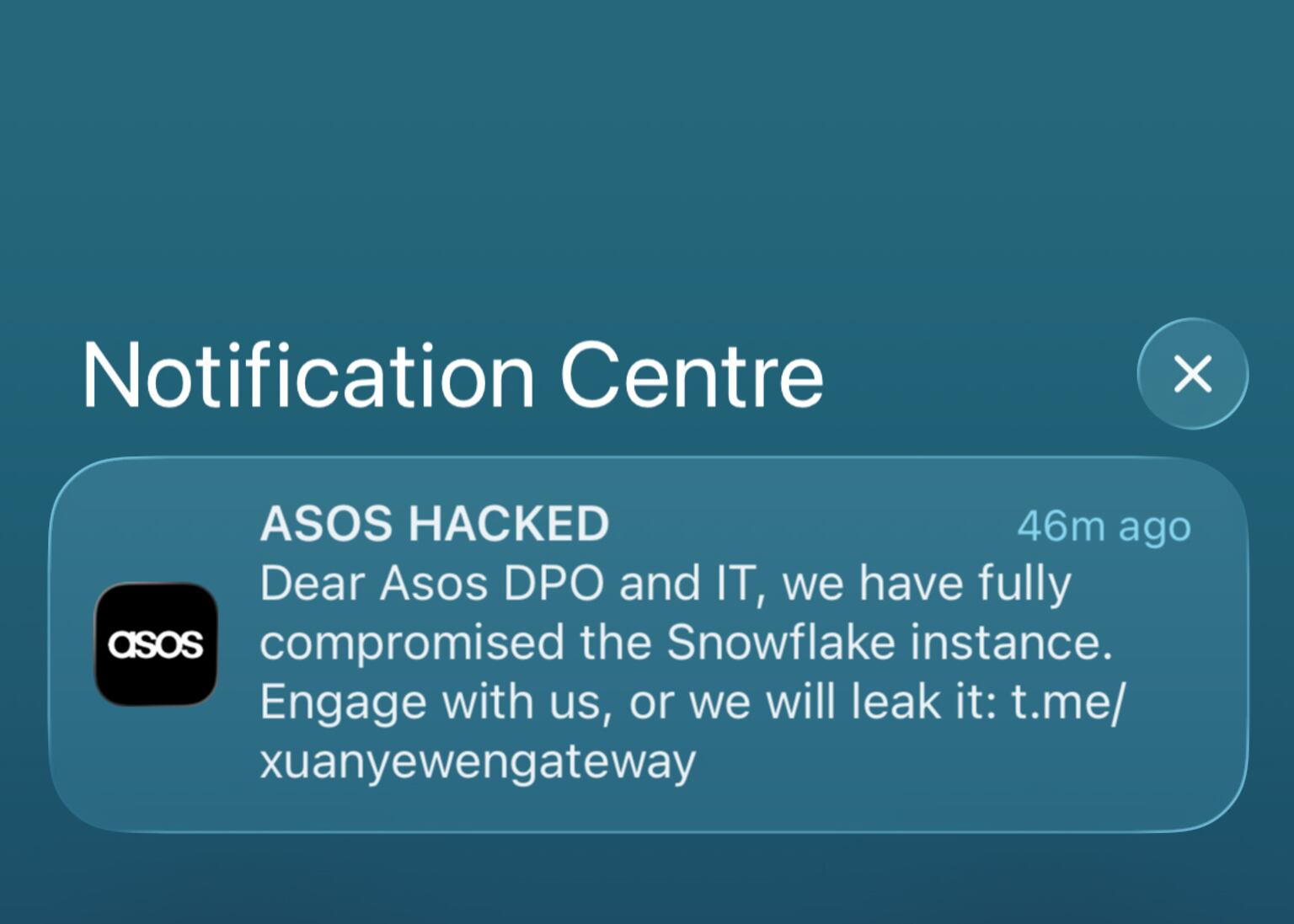 Asos cyber breach not caused by vulnerability in our platform, says ...