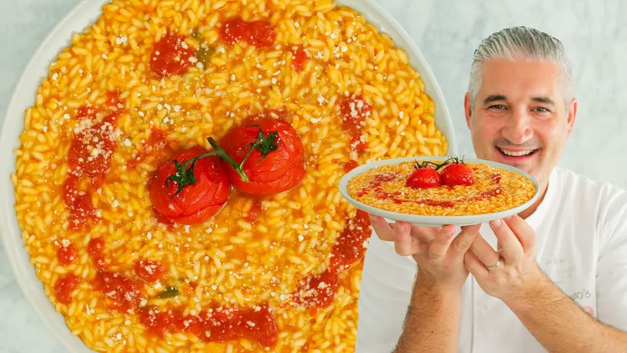 This Italian tomato risotto gets incredibly creamy without a single ...