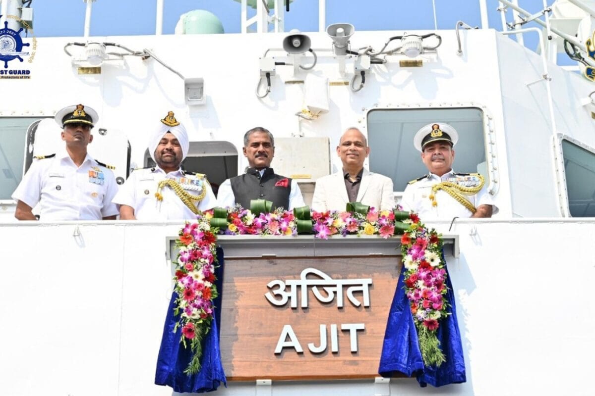 Built in Goa, armed for Okha: Indian Coast Guard commissions indigenous ...