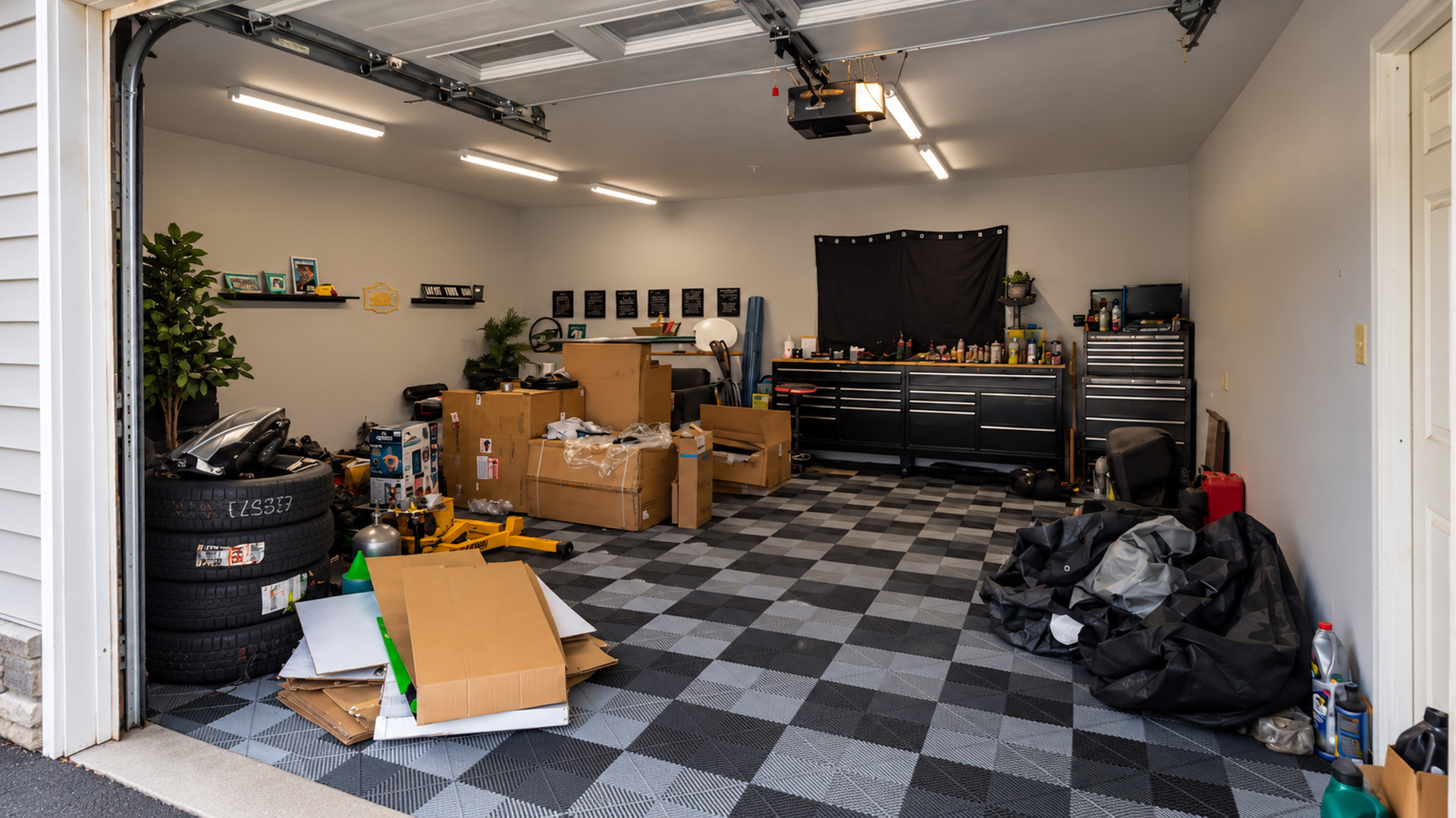 The power problem inside a 100 year old dream garage