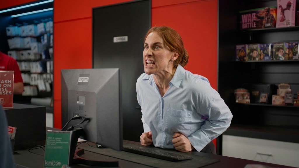 The manager took over one customer - minutes later, she was ready to ...