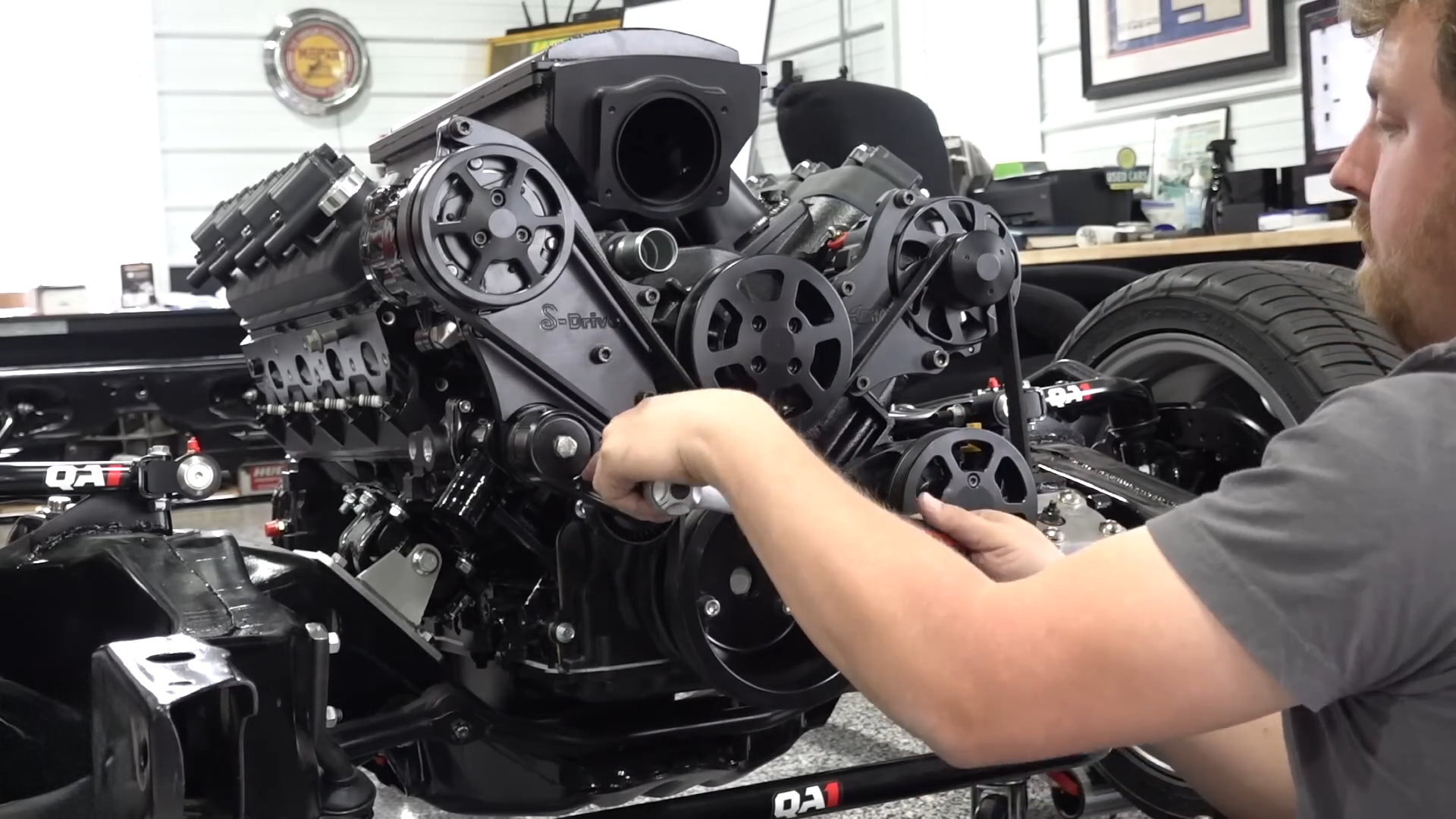 Upgrading the 6.0L LS engine bay in a Chevrolet Chevelle restomod