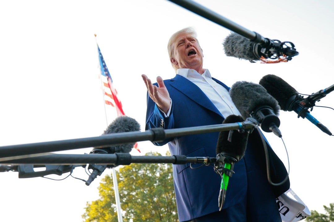 Trump's approval rating sinks to new second-term low, Pew poll shows