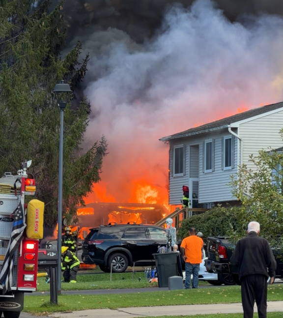 Firefighters return to Clay neighborhood to fight back-to-back fires