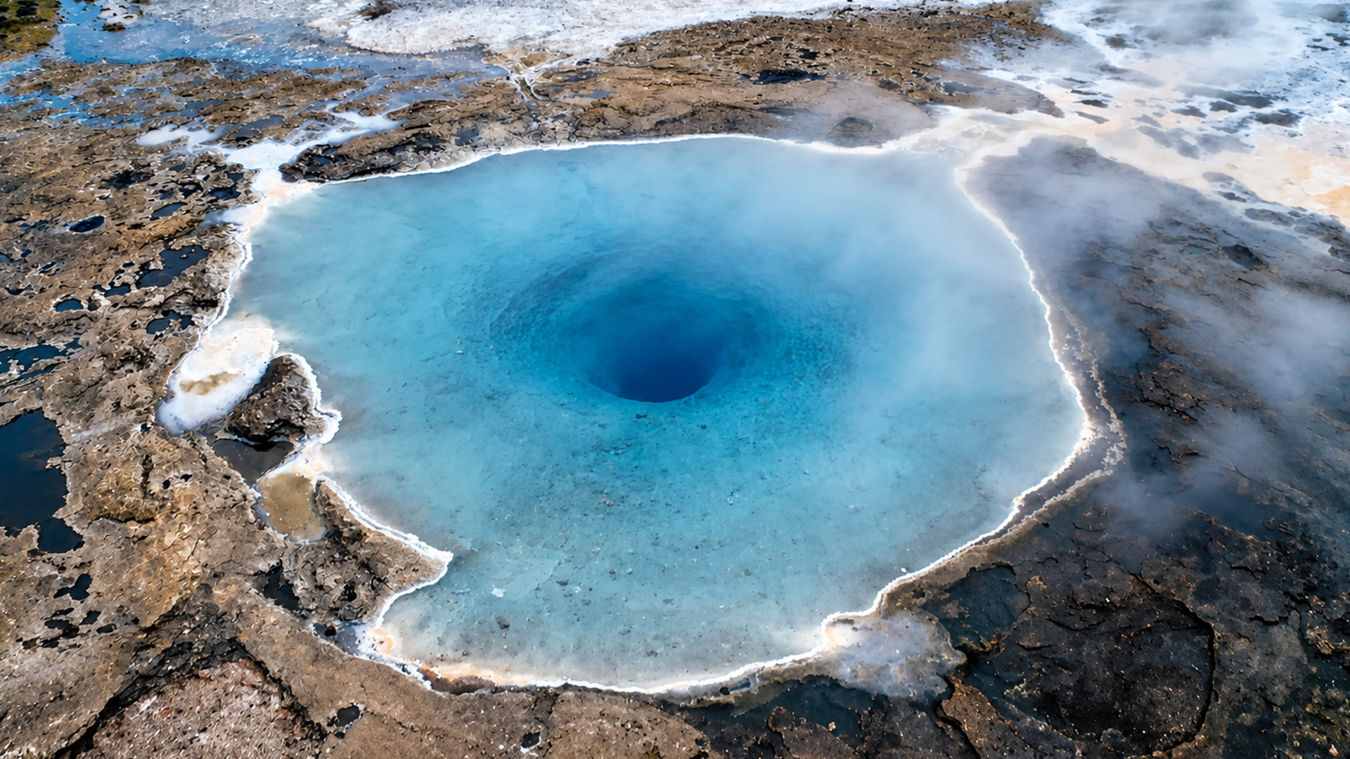 What makes this Icelandic pool so unusual?