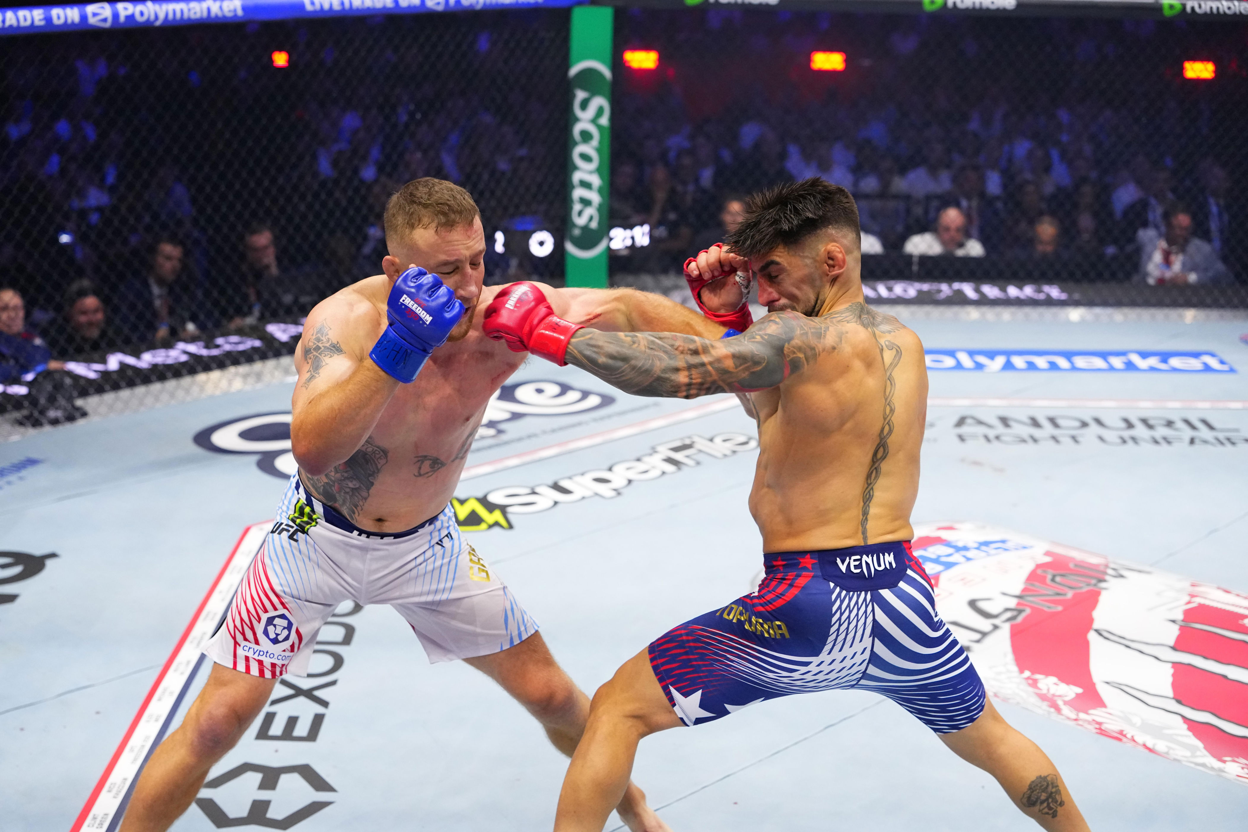 UFC releases cinematic 'no commentary' version of Justin Gaethje vs ...