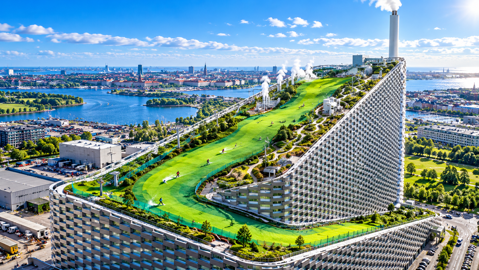 CopenHill - Denmark’s $670M power plant with a ski slope on top
