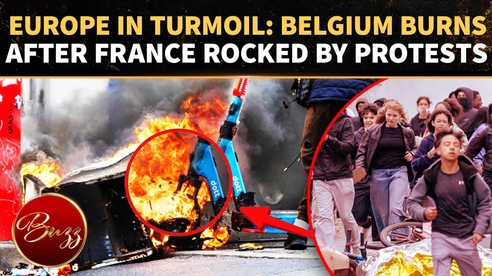 Europe in chaos! After France, Belgium rocked by violent protests ...
