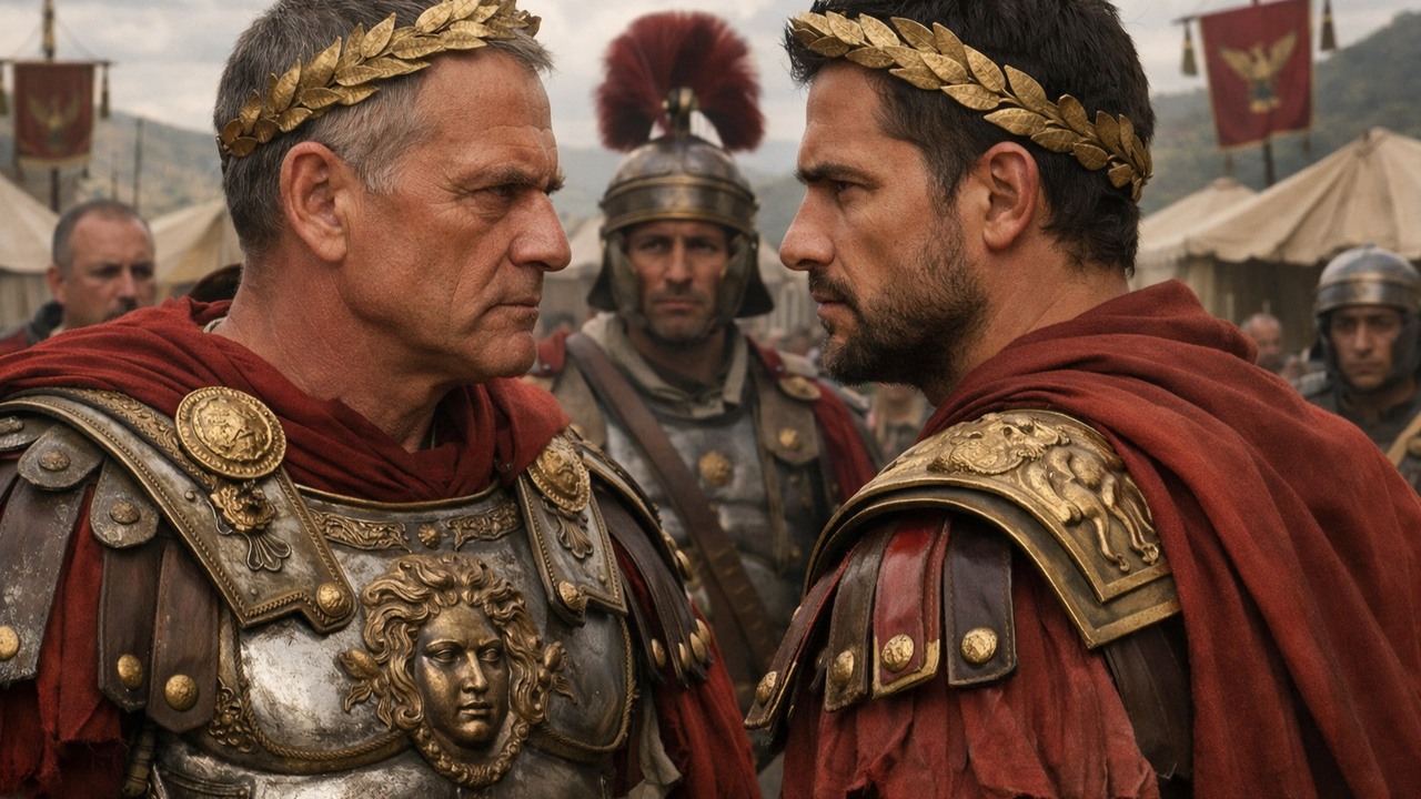 The Roman Empire was fighting enemies everywhere - then its own ...
