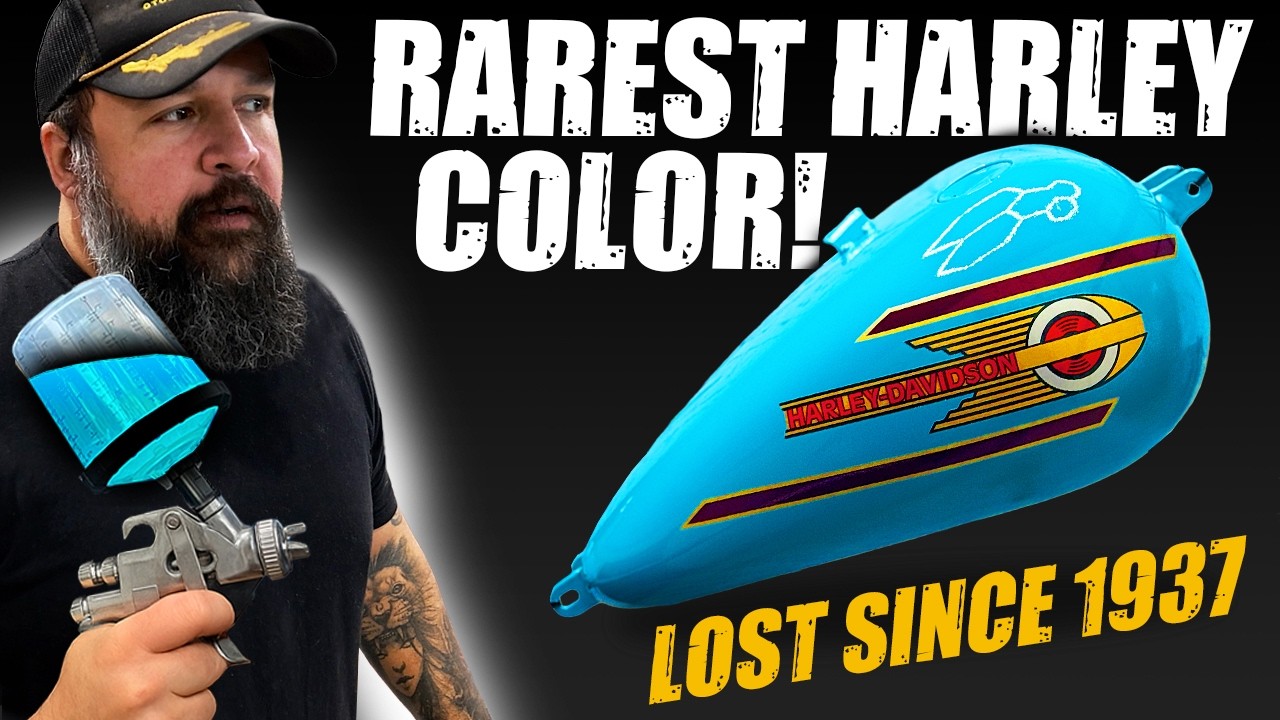 I painted a lost Harley color 🎨