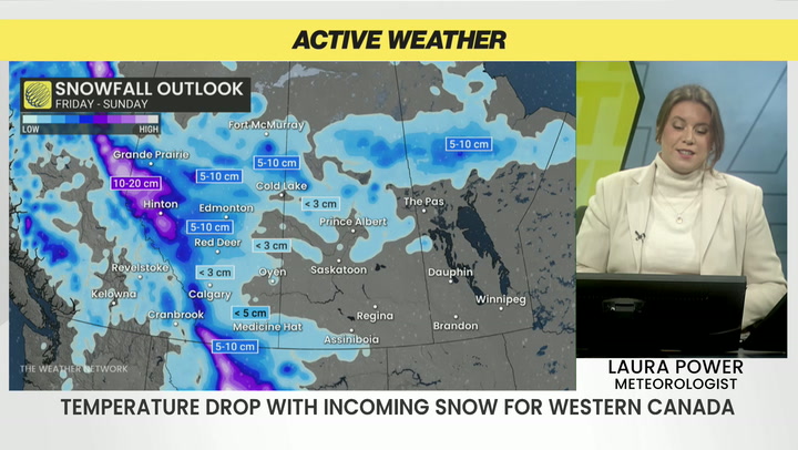 First snowfall of the season to Hits Prairies