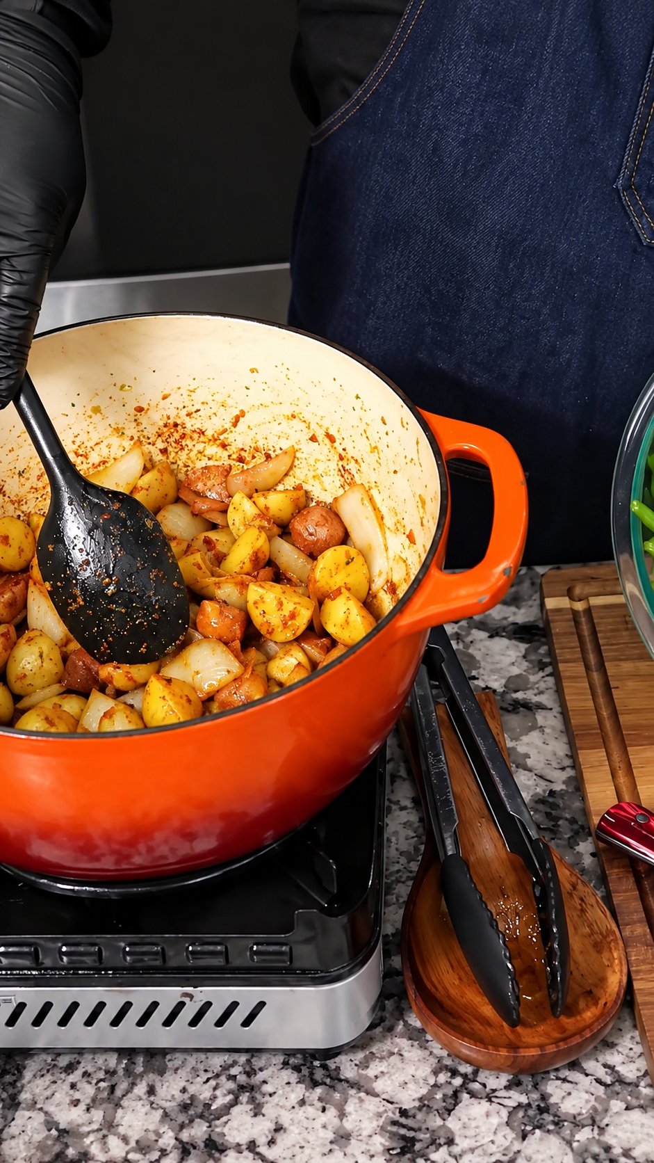 Three-Ingredient Dinner with Green Beans, Sausage and