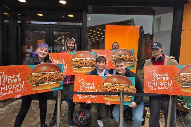Queuing since 6pm last night - fast food giant opens in York