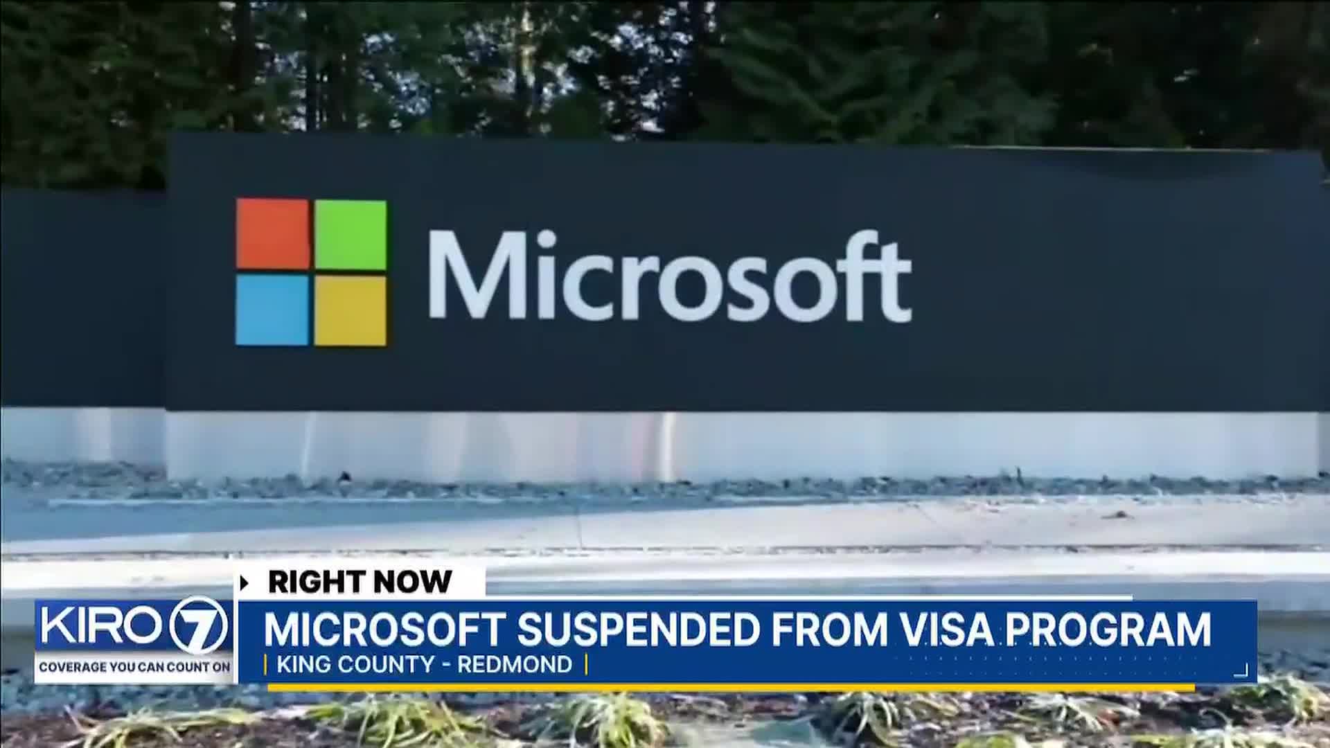 Trump administration suspends Microsoft's use of green card program