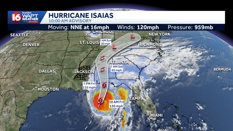 Tracking Hurricane Isaias: Latest models, potential effects